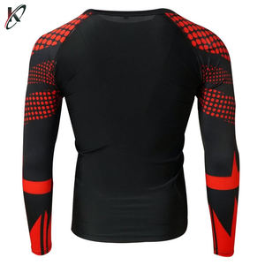 เสื้อฮู้ดแขนยาวคอกลมสำหรับผู้ชาย,ชุดรัชการ์ดสำหรับเล่นกีฬาแบบใหม่ - Product Image 3