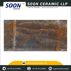 Digital Porcelain Wall Tiles 400x800mm Rustic Design Outdoor Use Acid-Resistant for Hotels - Product Image 2