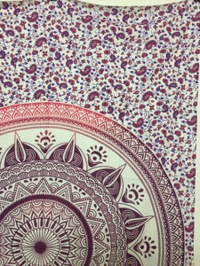 Ropa de cama de algodón para colgar en la pared, colcha de Ombre Mandala, tapiz doble, hermosa decoración del hogar, varios colores por consignadores indios - Product Image 5