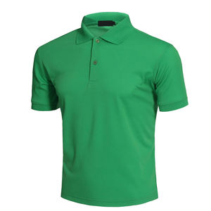Manches courtes respirantes pour hommes en polyester 100% personnalisé pour polo grande taille logo brodé imprimé personnalisé pour le travail vierge - Product Image 2