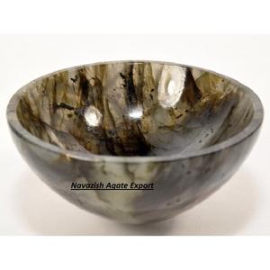 Cuenco de labradorita natural de la mejor calidad, tazón de piedra Natural de ágata, tazón de piedras preciosas para Decoración - Product Image 1