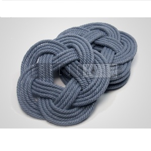 Hermoso juego de posavasos de cuerda de yute para té, café, bebidas, posavasos duradero para mesa de comedor, alfombrillas de escritorio para el hogar y la Oficina - Product Image 1