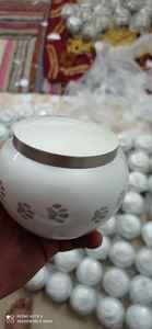 Odyssey Urne funéraire en laiton blanc pour animaux de compagnie Fournitures funéraires de qualité supérieure - Product Image 4