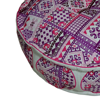 Nouveautés 2022 - Pouf ottoman en coton au design traditionnel personnalisé, prix d'usine Malani Impex Inc, vente en gros, décoratif