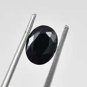 Natural Black Sapphire For Jewelry