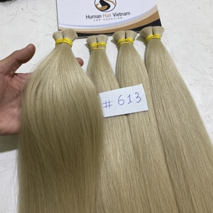ผมต่อแบบมนุษย์มีหนังกำพร้าสองชั้นทำจาก613ดิบสีบลอนด์เรมี่ - Product Image 6