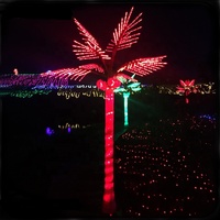 Pohon Kelapa LED Artifisial dengan Lampu LED