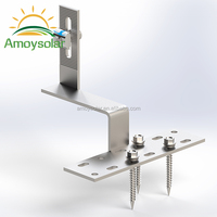 Système de fixation pour tuiles solaires Amoy, support de montage pour toiture en bardeaux