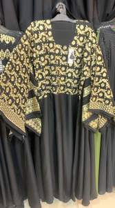 อาบายาในราคาขายส่ง / อาบายาคุณภาพสูงสําหรับผู้หญิงในผ้าระบายอากาศ / อาบายาปัก - Product Image 3