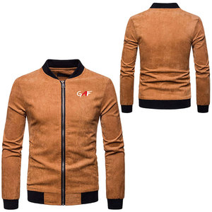 เสื้อบอมเบอร์แจ็คเก็ตสำหรับผู้ชาย,เสื้อผ้ากันลมไม่มีข้อความลำลองบอมเบอร์แจ็คเก็ตกันหนาวสำหรับใส่กลางแจ้ง - Product Image 4