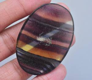 Blue John Fluorite Multi Color Fluorite Gemstone Cabochon For Jewelry Designing Hot Natural Fluorite Loose Cabochon For <b>Rings</b> - Product Image 4