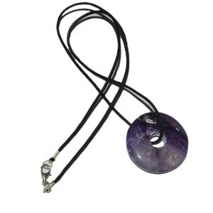 Améthyste Beignet Pendentifs - Product Image 1