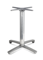 Base de table pliante moderne en aluminium, piédestal métallique pour table de restaurant, café, salle à manger, usage domestique et professionnel