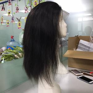 Peluca de cabello humano con encaje Frontal, pelo Remy virgen transparente, alta calidad, precio al por mayor - Product Image 6