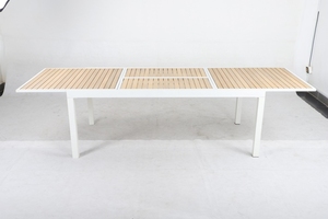Modern Design Outdoor Garden <b>Aluminum</b> Dining Furniture Vietnam Acacia Wood <b>Table</b> for Kitchen Use - Product Image 3