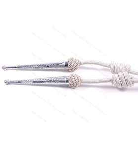 Aiguillette de PVC plateado para oficiales alemanes-WIN MASTER INDUSTRIES - Product Image 2