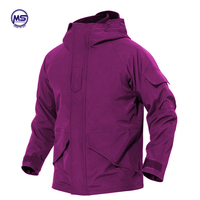 Vestes bomber unisexes imperméables en softshell, col montant, séchage rapide, couleurs personnalisées pour l'hiver - Haute qualité, écologiques, respirantes