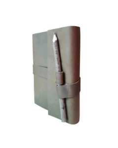 Venta al por mayor Diario clásico liso con cuaderno encuadernado en cuero lápiz. - Product Image 2
