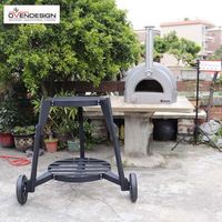 Four à briques Tandoor Inde à gaz d'extérieur au design autoportant pour hôtel et ménage Pizza Barbecue Grill