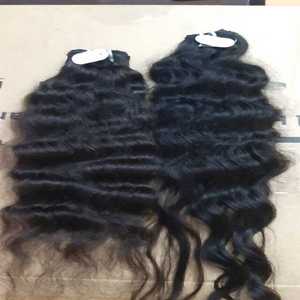 Beauté chaude 100% humaine non transformée vierge Brésilienne cheveux produit en Inde - Product Image 1