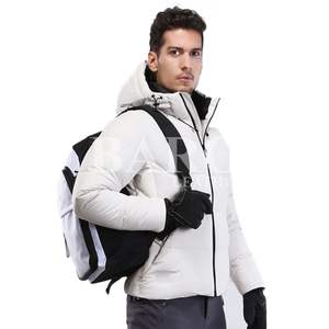 Personalización nuevo estilo invierno chaqueta hinchada de manga larga Panel cruzado costura Streetwear chaqueta acolchada de moda para Unisex - Product Image 5