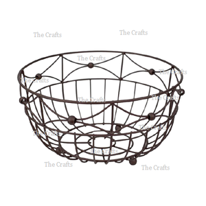 Panier à fruits en métal couleur or et argent pour la maison et l'hôtellerie Vaisselle Panier alimentaire à des prix acceptables - Product Image 2