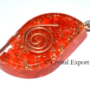 Online Carnellian Eye Shape Agate Orgone Healing <b>Pendants</b> <b>for</b> Sale - Product Image 1