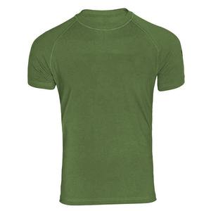 Venta al por mayor Niños camisetas pantalones cortos de color de la manga de la camiseta de alta calidad de cuello redondo por encargo 100% Camiseta de algodón - Product Image 4