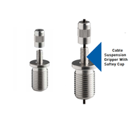 Micro pince de câble réglable 24 v, avec verrouillage de sécurité, pour diamètre de câble de 1.0 MM