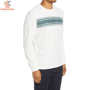 เสื้อสเวตเชิ้ตคอกลมแบบลำลองสำหรับผู้ชาย ผ้าหนานุ่มคุณภาพสูง พิมพ์โลโก้ได้ตามต้องการ ทรงหลวมไหล่ตก เหมาะสำหรับฤดูหนาว - Product Image 3