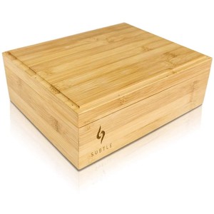 Wholesale Large Lunch Bamboo Box Storage Herb Bamboo Box With Lock