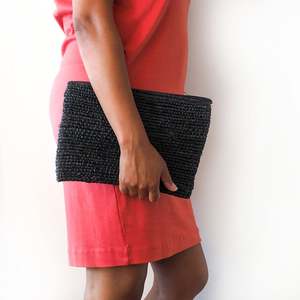 กระเป๋าคลัทช์ Raffia โมร็อกโก - Product Image 1