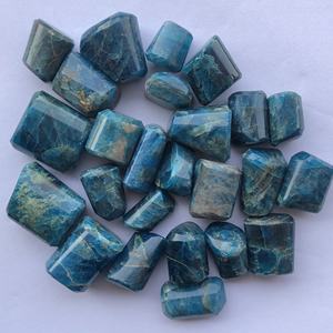 Piedra de apatita azul neón Natural de 10mm, 20mm, 30mm, pulida, suave, sin perforar, pepitas caídas, piedras preciosas, precio de fábrica al por mayor en línea - Product Image 3