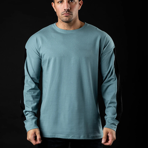 T-shirt vierge 100 % coton, fabriqué en usine, échantillon gratuit OEM, couleurs et tailles assorties, impression de logo personnalisée pour homme. - Product Image 2