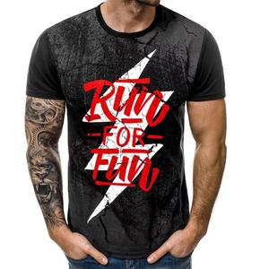 T-Shirt Homme Personnalisable à Manches Courtes Imprimé Néon 100% Jersey de Coton Orienté vers l'Exportation du Bangladesh - Product Image 1