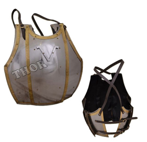 Veste d'armure en acier portable Renaissance médiévale Costume d'Halloween poli argenté Artisanat en métal - Product Image 6