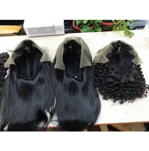 Direct Haar Productie Full Lace Pruik Maagdelijke Haar Volledige Kant Pruiken Uit Vietnam