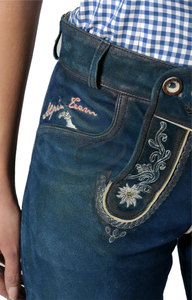 Lederhosen authentiques pour hommes en cuir bavarois, costume traditionnel allemand pour l'Oktoberfest, shorts - Product Image 4