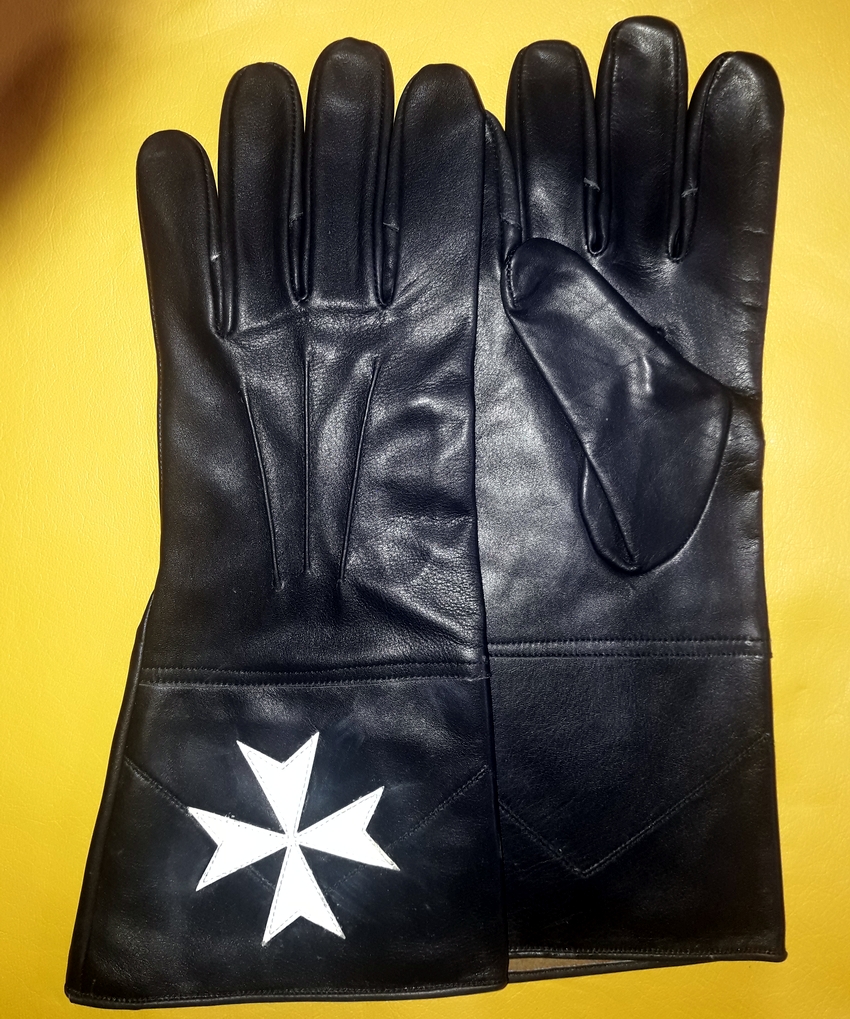 Кожаные перчатки Рыцари темплар масонские
