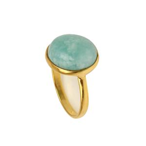 Bague d'éternité Boho en argent Sterling 925 faite à la main Amazonite pierre précieuse diamant finition vermeil coupe lisse pour femmes filles exclusive - Product Image 4
