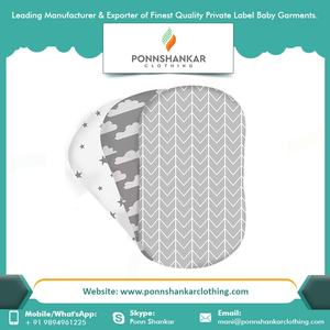 Drap de lit pour berceau de bébé, 100% pur - Product Image 2