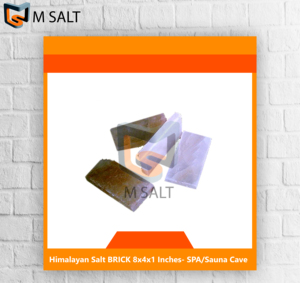 อิฐเกลือหิมาลัยธรรมชาติขนาด8x4x1นิ้วสำหรับก่อสร้างห้องสปาสำหรับตกแต่งงานฝีมือ - Product Image 3