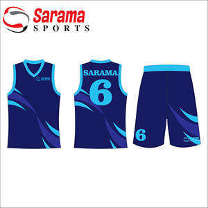 Uniformes de baloncesto azul, diseño personalizado, sublimación, muestra gratis, envío rápido - Product Image 3