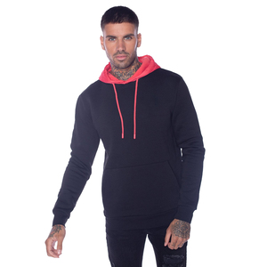 Sudaderas con capucha de algodón de alta calidad para hombre Sudaderas con estampado forrado Técnicas sostenibles y lavadas - Product Image 1