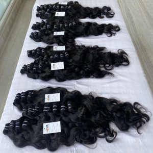 วิกต่อผมมนุษย์แบบตรงและแบบหยักธรรมชาติจากคนเวียดนาม - Product Image 2