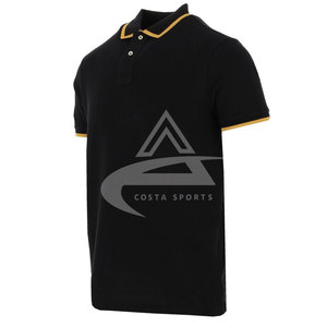 Polo de Golf para hombre, camisa con diseño personalizado, 100 algodón, a rayas - Product Image 5