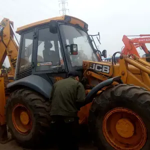 뜨거운 판매 건설 장비, JCB BACKHOES 4CX, 좋은 조건 earthmoving 기계 상하이