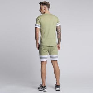 ฤดูร้อนที่กำหนดเองชุดเสื้อยืดและกางเกงขาสั้นผู้ชายวอร์มชุดคู่ที่มีโลโก้ของคุณเอง - Product Image 4