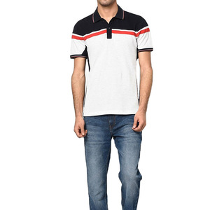 Wholesale two color polo <b>shirt</b> Short sleeves Men Fashion Polo <b>Shirt</b> lain - Product Image 1