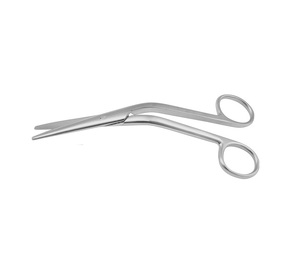 Instrumentos quirúrgicos de grado alemán, tijeras nasales de algodón de 16 cm, acero inoxidable - Product Image 3
